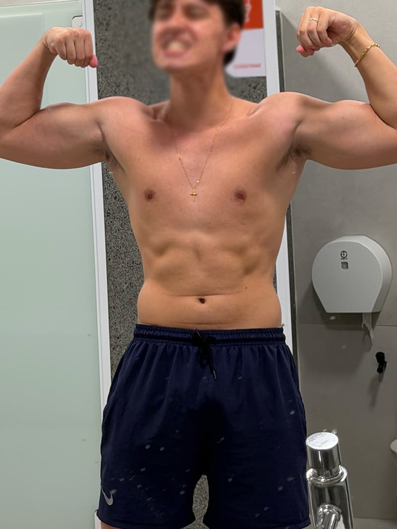 Aluno Davi — antes e depois (depois)